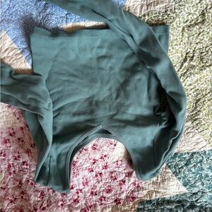 Teal Sleeveless Knit Top